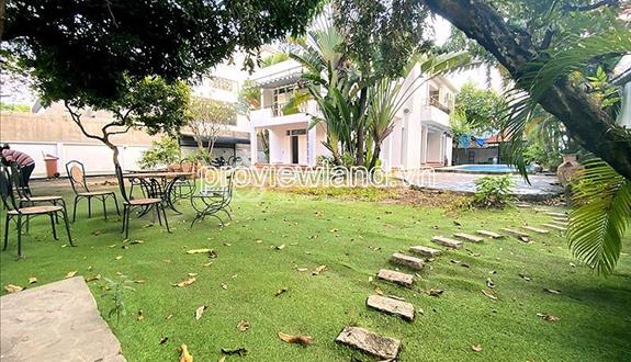 Bán nhà Trần Não khu ABC, 852m2, 2 tầng, 4PN, hồ bơi + sân vườn, 200 tỷ