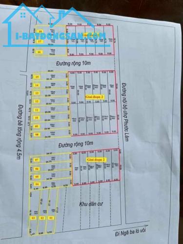 Mở bán 17 nền đường hương lộ 5 gần chợ phước lâm xã phước hưng long điền bà rịa vũng tàu