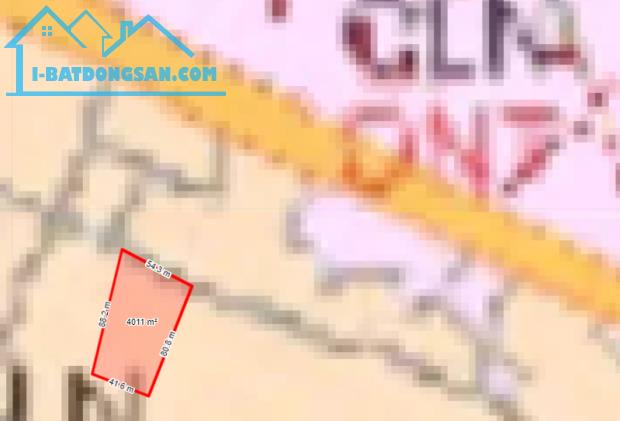 Bán giá tốt nhất-Đất MT46m-Phú Phong-Hàm Mỹ-Hàm Thuận Nam-DT 4.000m2CLN
