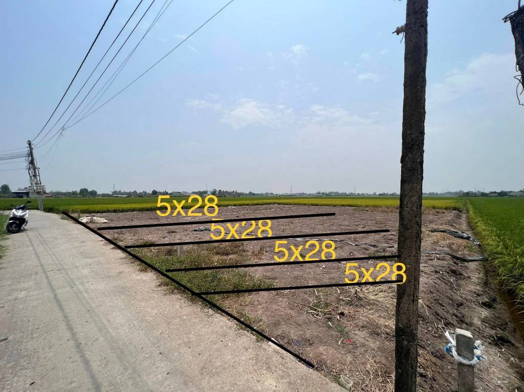 Bán đất đường ô tô DT833B, Lạc Tấn,Tân Trụ, Long An, giá đầu tư