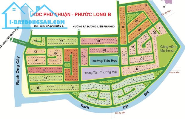Bán đất nền chọn lọc giá tốt khu biệt thự Phú Nhuận, Phước Long B, quận 9, có sổ đỏ riêng