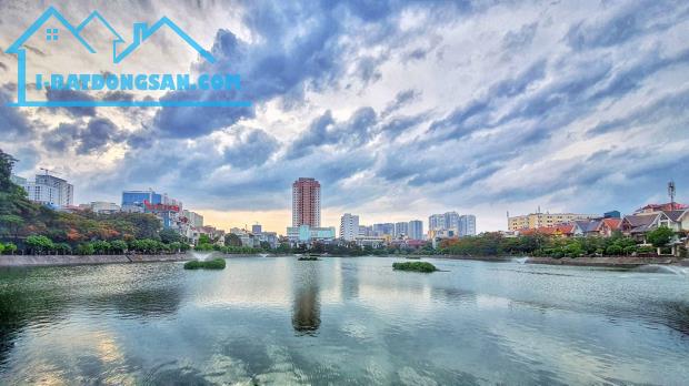 Bán nhà mặt hồ Văn quán, Lô góc cực hiếm, 250m2, 5 tầng, MT 25m, kinh doanh đỉnh