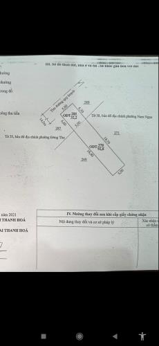 Cần bán lô đất thuộc Khu đô thị ven Sông Hạc (MBQH3037) Phường Đông Thọ, Thanh Hóa 125m2