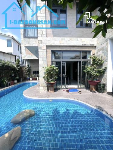 Bán Biệt Thự Hồ Bơi Sân Vườn 300m2(18,8mx16m) KDC Văn Minh,An Phú,Quận 2-Giá 70 Tỷ TL