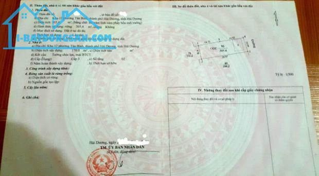 🏡🏡🏡 Bán 305m đất Nhữ Đình Hiền - Tân Bình - Tp Hải Dươn