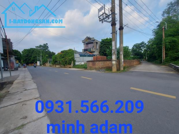 lô góc 100 m2 full thổ cư mặt đường Đồng Trạng - Cổ Đông , cách Quốc Lộ 21 chỉ hơn 100m