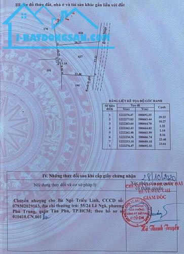 Cần Bán Lô Đất Vườn 552m2 tại Xã Nhuận Đức, Huyện Củ Chi, TP.HCM