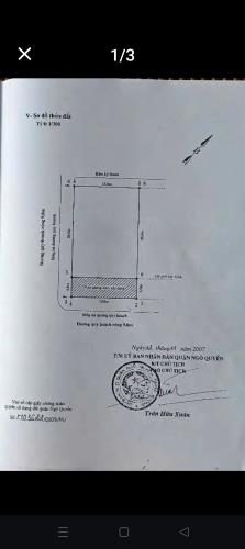 Bán căn biệt thự lô góc DT 375 M tuyến 2 Lê Hồng Phong Ngô Quyền