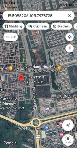Cần bán 2 lô liền kề khu 2 KĐT Bình Minh, Phường Đông Hương, Thành phố Thanh Hóa 64m2/lô