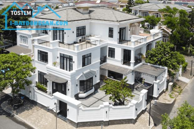 BIỆT THỰ VIP -KĐT MỸ ĐÌNH - NAM TỪ LIÊM - LÔ GÓC - VỈA HÈ: DT 204 M2 X 4 TẦNG CHỈ 53 tỷ