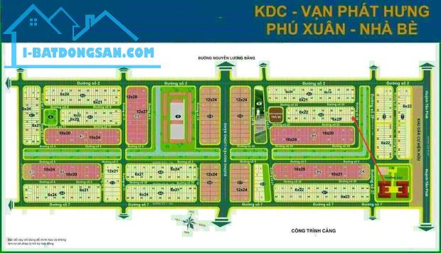Bán căn biệt thự lô góc 10x20 đường 23 KDC Phú Xuân Vạn Phát Hưng, Nhà Bè, Tp.HCM