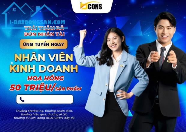 Bcons tuyển dụng 50 nhân viên kinh doanh Bất Động Sản LH 0903 066 813