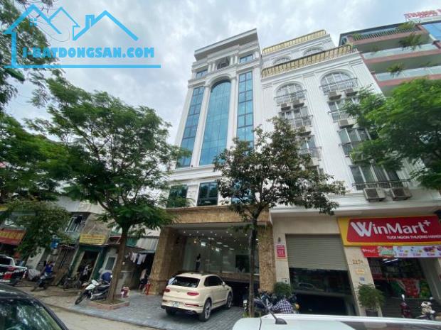 Bán tòa nhà VP 9 tầng Phố Quan Hoa - Nguyễn Kh Toàn Dt 190m2 MT 9.5m. Giá 110 tỷ