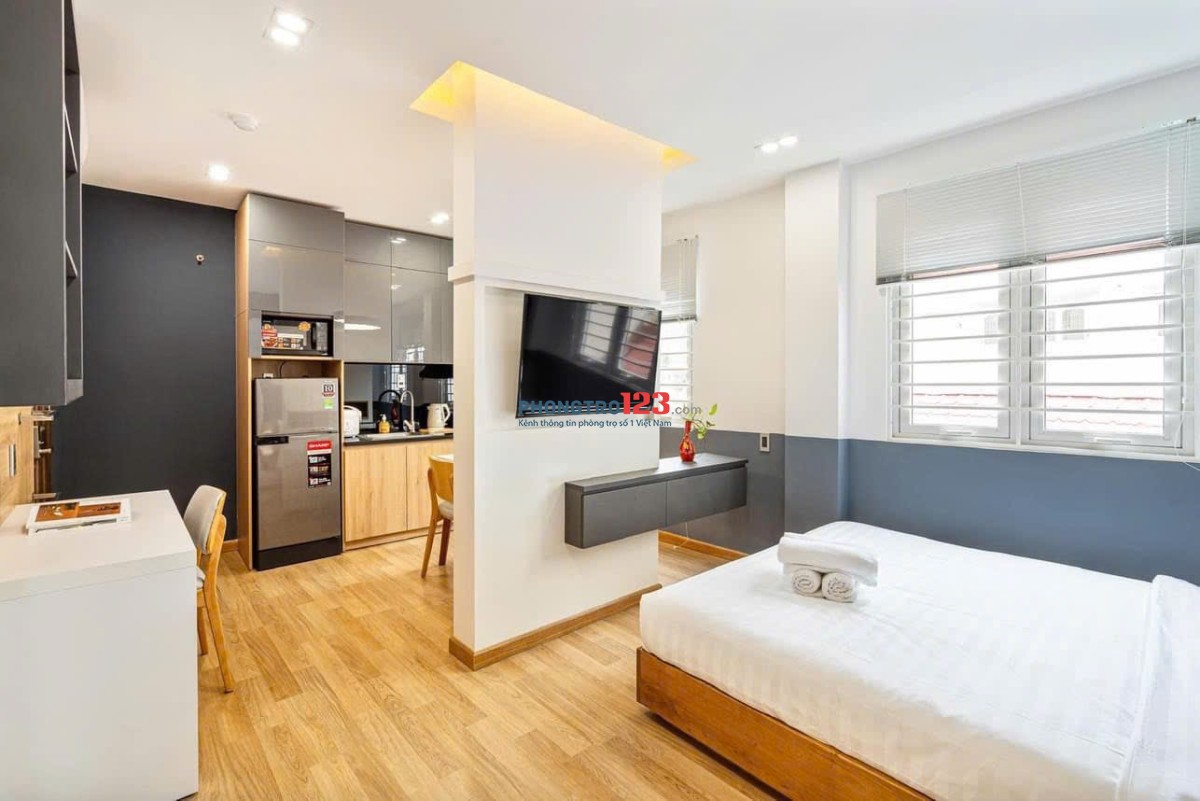 Cho thuê Căn hộ dịch vụ 1PN Nguyễn Bỉnh Khiêm Full nội thất cao cấp tại Quận 1 giá 12tr500