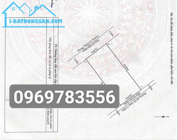 Bán lô đất DT 1100 M mặt đường Lê Hồng Phong Ngô Quyền HP