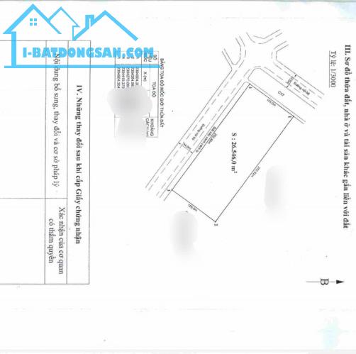 Bán lô đất DT 2.65 ha Khu CN Đình Vũ Đông Hải Hải An