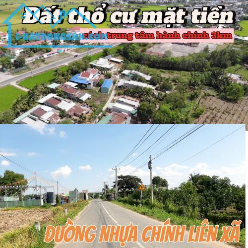 Đất mặt tiền đường nhựa liên xã gần chợ gần trường