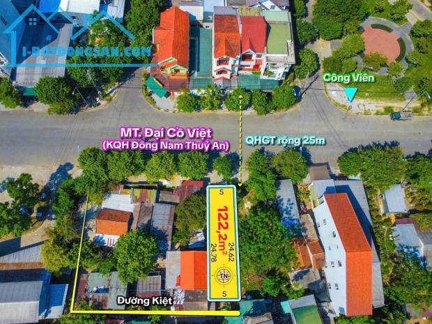 ĐẤT 2 MẶT TIỀN ĐẠI CỒ VIỆT . AN ĐÔNG . TP HUẾ