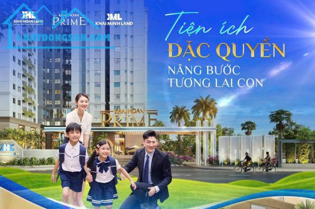 Căn hộ Khải Hoàn Prime 1pn+ 46m2 view sông giảm 15% TT 610tr trả 1%/th vay 70% lãi suất 0%