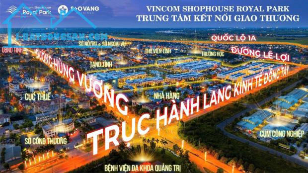 Bán Vincom shophouse trung tâm Thành Phố Đông Hà Quảng Trị 90m