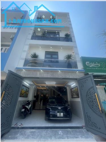 Khu Sài Gòn Mới nhà 4 tầng mới tinh 5x11m xe hơi thông 2295 Huỳnh Tấn Phát chỉ 6.6 tỷ