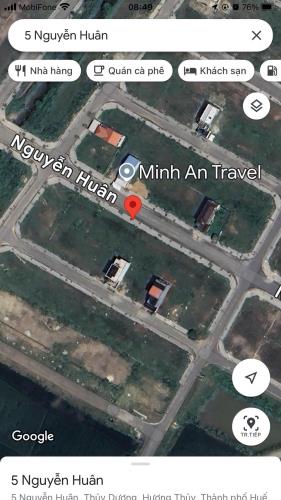 ĐẤT MẶT TIỀN . THUỶ DƯƠNG 3 . TP HUẾ