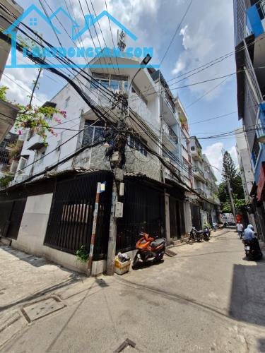 Bán nhà 3 Tầng (5,1x13,5) Nở Hậu GẦN 6m, Hẻm xe hơi TXSoạn Quận 7, Lô góc rất mát mẻ