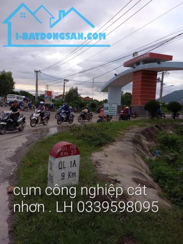 Bán đất mặt tiền QL19B đối diện cụm CN Cát Nhơn, Phù cát, B Định.cũ