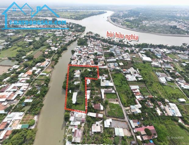 Bán khu đất 9577m2 có 2000m2 thổ cư, ven Sông con Biên Hòa, giá 7tr/m2.