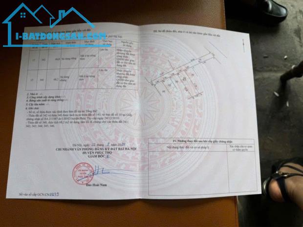 Cần bán đất Trạch Mỹ Lộc - Phúc Thọ – 47 m² – Ô tô bán tải chạy vào – Giá 1,3x tỷ