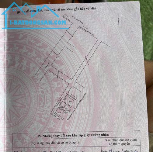 Nền thổ cư Hẻm 129 Lê Hồng Phong, Cần Thơ. Lộ giới 3m, hướng Tây Bắc, full thổ cư.