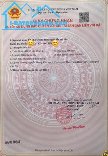 BÁN NỀN HẺM 367 TRẦN QUANG DIỆU