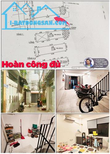 BÁN CHDV 5 TẦNG. 6 PHÒNG. 33TR/TH. HẺM 4M. 15M RA ĐƯỜNG XE TẢI. TRUNG TÂM Q1