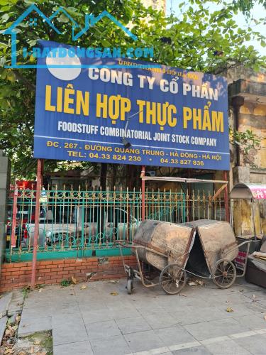 Siêu phẩm mặt bằng dự án lô góc – mặt phố Quang Trung- 11.324m2- mặt tiền 219m Giá 565 tỷ