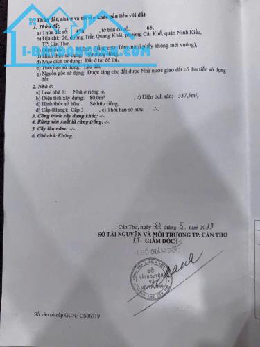 Nhà góc 3 mặt tiền Trần Quang Khải, TTTM Cái Khế, Cần Thơ - 17 tỷ