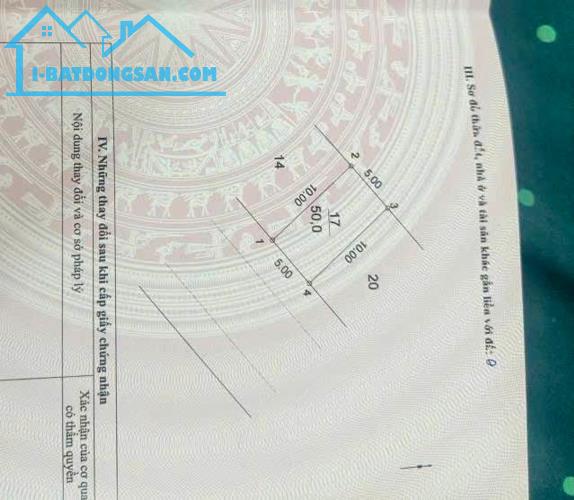 Đất dọc Bún,Vạn Phúc 50m mt5m vỉa hè ô tô tránh,xây 7t thang máy,an sinh,KD