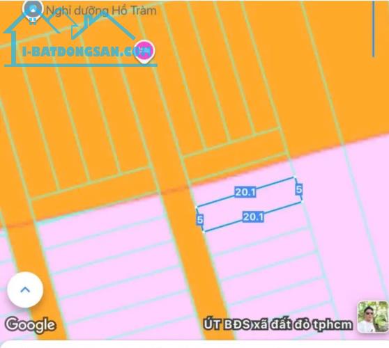 BÁN GẤP XÃ LỔ LÔ ĐẤT 100M2 CHỈ VỚI 800 TRIỆU NGY TRUNG TÂM PHƯỚC HẢI BR-VT .