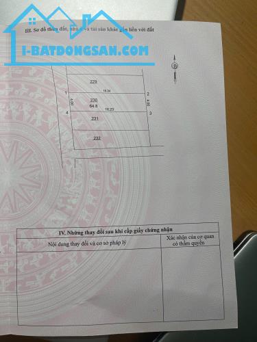 Đất vuông đẹp ngõ thoáng giá rẻ Quán Khê Dương Quang DT 64.8m2. Giá 3.2 tỷ
