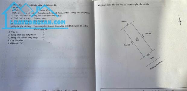 Đất Lý Thánh Tông - View sông Sặt - TP Hải Dương