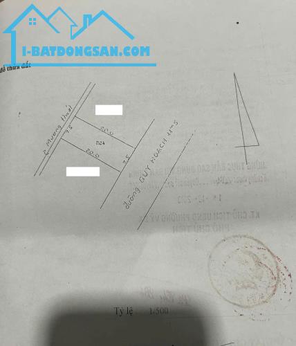 Bán mặt tiền Lương Nhữ Hộc, KQH Xóm Hành, Phường An Tây, Tp.Huế Giá chỉ 3tỷ 250