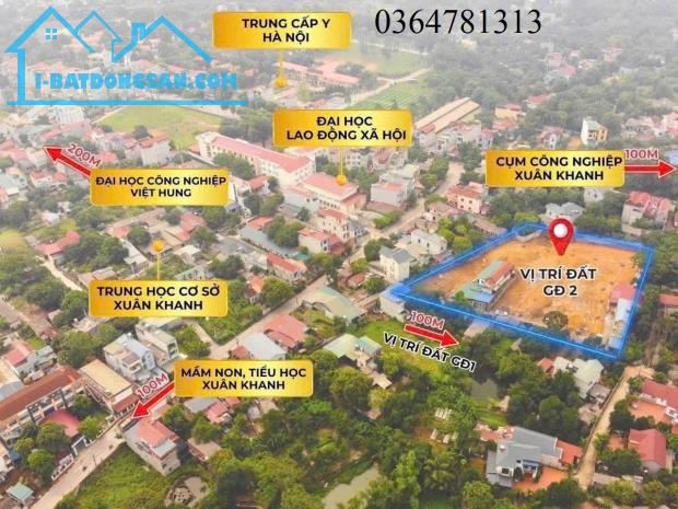 Đất ở đô thị Hà Nội cạnh Đại học Việt Hung và Lao động Xã hội nhỉnh 1.5 tỷ kinh doanh ngay