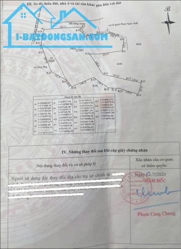 Cần bán lô đất trang trại 230000m2 xã thu bồn. Đà nẵng