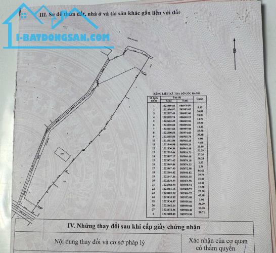 Bán lô đất 3 mặt tiền Tỉnh Lộ 15, xã Nhuận Đức, Củ Chi 109tỷ