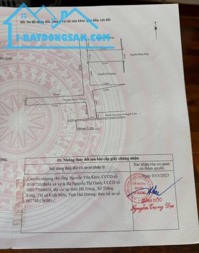 Bán đất 50m2 thôn 6 Bắc Sơn An Dương Hải Phòng