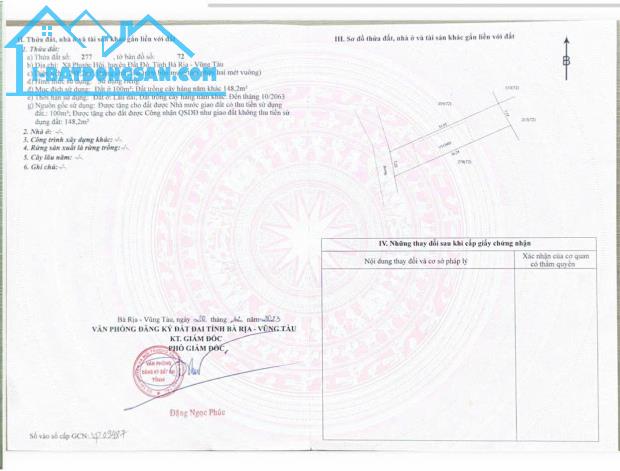 CẦN BÁN GẤP LÔ ĐÁT CHỦ NGỘP 230M2 CHỈ VỚI 1 TỶ 550 TRIỆU GẦN BIỂN PHƯỚC HẢI BRVT