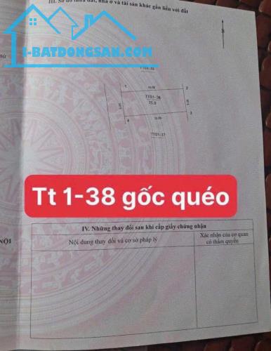 ĐẤU GIÁ GỐC QUÉO DÂN HÒA, HỒNG DƯƠNG, ĐỐI DIỆN KĐT VIN DIỆN TÍCH TỪ 75M2 GIÁ CHỈ TỪ 6 TỶ