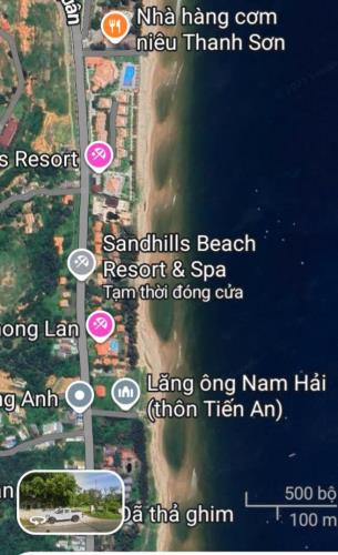 Đất 2 Mặt Tiền Biển-Lạc Long Quân-Tiến Thành(Phan Thiết)-Lâm Đồng-1.500m2,có 200m2 Thổ Cư