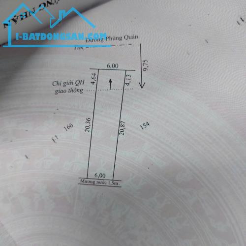 Bán đất 150m2 mặt tiền đường Phùng Quán, P.Thủy Dương, Hương Thủy, TP Huế, chỉ 11 Tr/m2