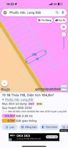 BÁN NHANH LÔ ĐẤT NGAY KHU BIỆT THỰ LIỀN KỀ, CÁCH BIỂN PHƯỚC HẢI CHỈ 2KM - HẠ GIÁ CHỐT NHAN