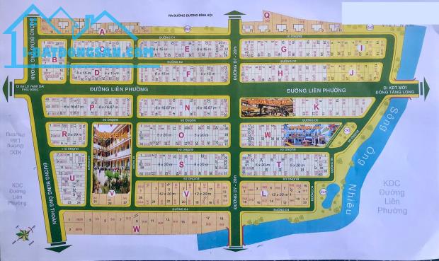 Đất mặt tiền Bưng Ông Thoàn thuộc dự án Sở Văn Hoá Thông Tin, Quận 9 giá 110tr/m2,